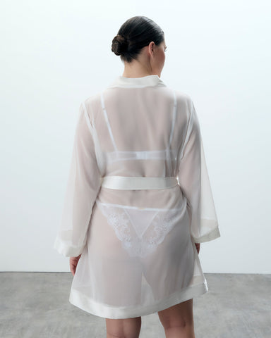 Chiffon Kimono Ivory