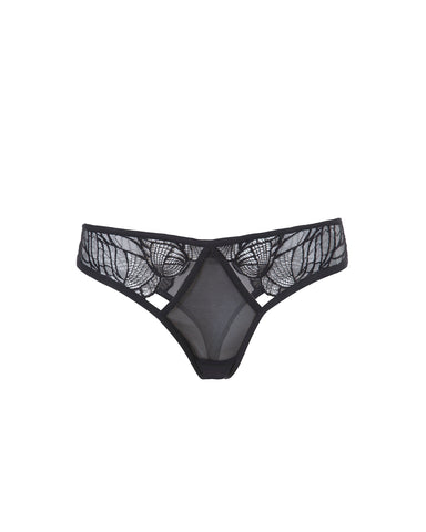 Emerson Lace Thong Black