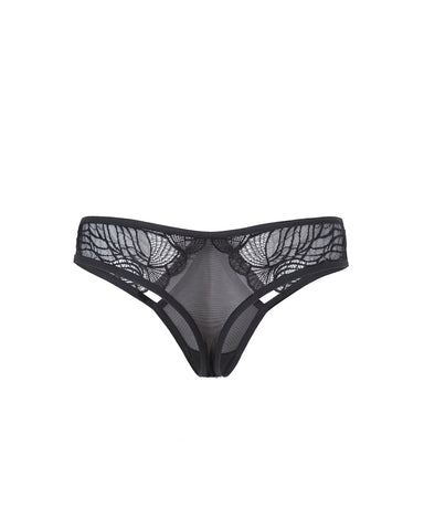 Emerson Lace Thong Black
