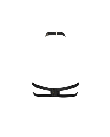 Thalia Open Harness Bra Black
