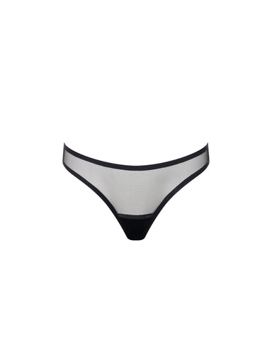 Naomi Mesh Brief Black