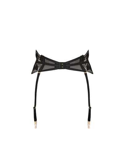 Gabriella Detachable Waspie Suspender Black