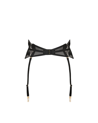 Gabriella Detachable Waspie Suspender Black