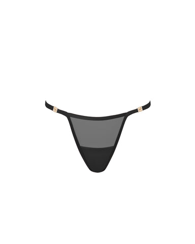 Tali Mesh Thong Black