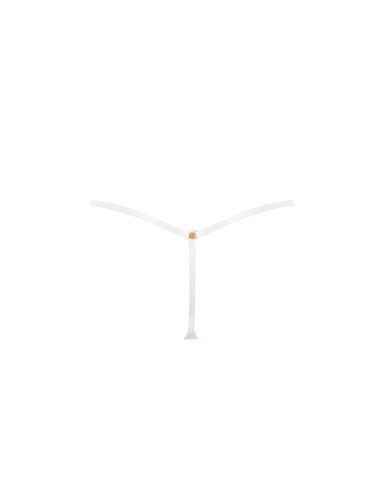 Tali Mesh Thong White
