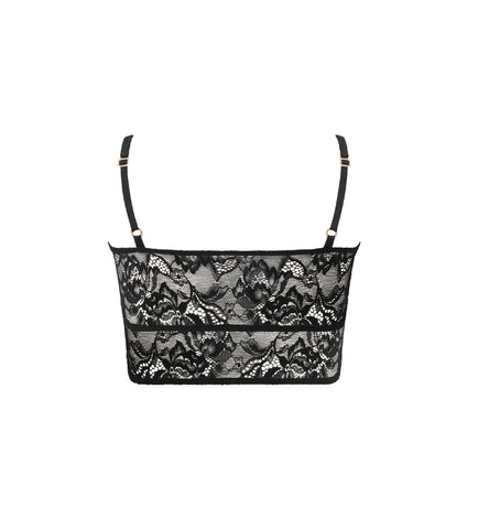 Fallon Lace Bralette Black