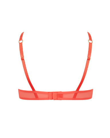 Naomi Mesh Bra Coral