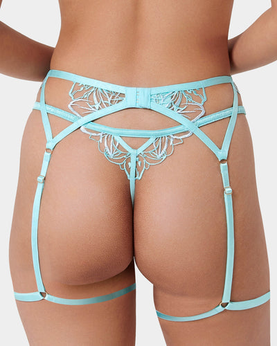 Lilly Thigh Harness Blue