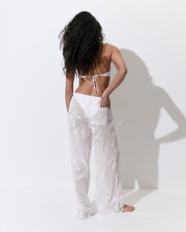 Darla Trouser White