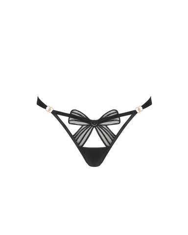 Annabel Open Bow Brief Black