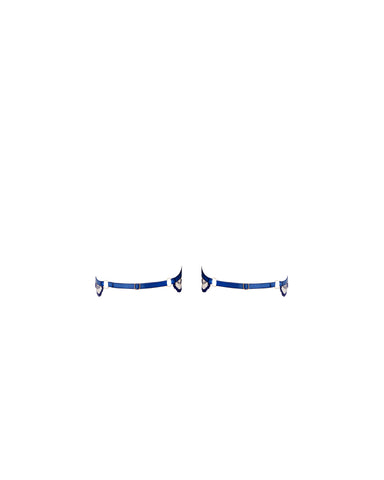 Soraya Detachable Thigh Garter Blue