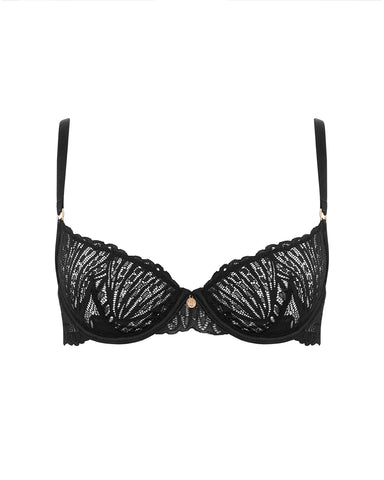 Peyton Lace Bra Black