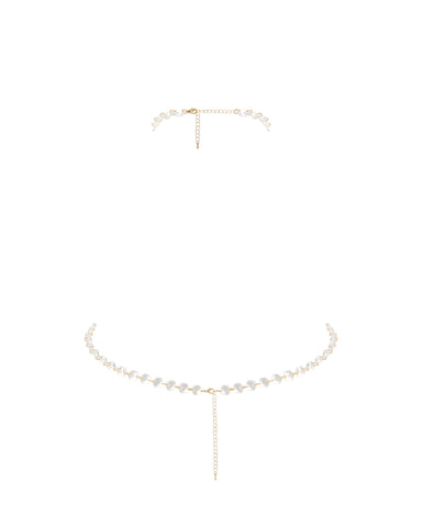 Crystal Triangle Bra Clear