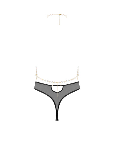 Crystal Bodysuit Clear/Black