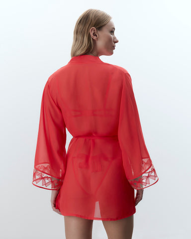 Annabel Kimono Red
