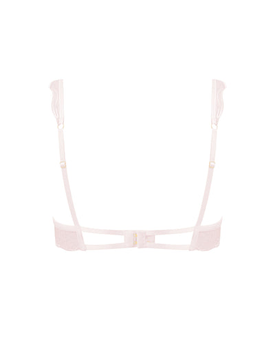 Marabel Embroidered Sheer Bra Pearl Pink