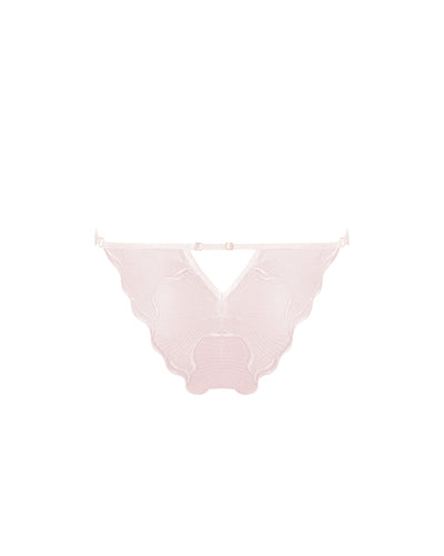 Marabel Embroidered Sheer Brief Pearl Pink