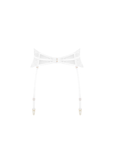 Gabriella Waspie Suspender (with detachable suspenders) White