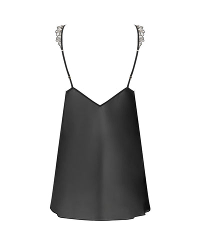 Amarosa Sheer Chemise Black