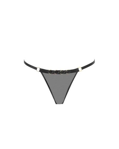 Suri Mesh Open Brief Black