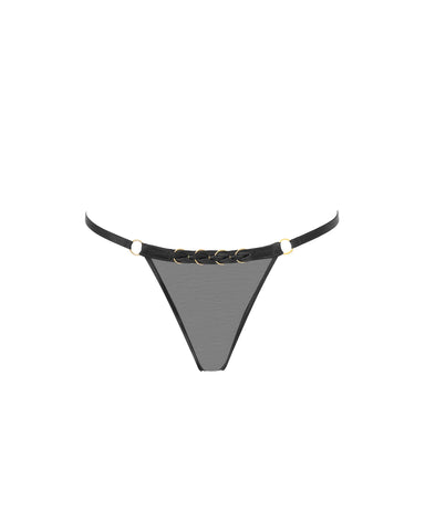 Suri Mesh Open Brief Black