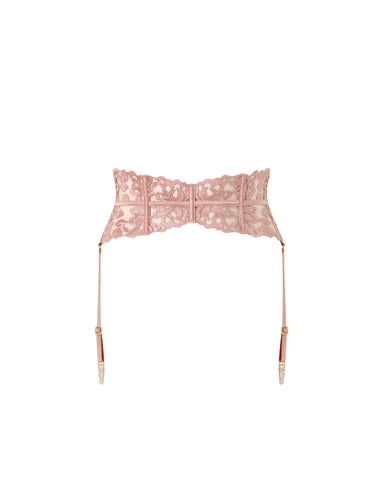 Rosina Detachable Waspie Suspender Dusty Rose
