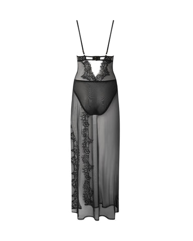Margo Long Chemise Black
