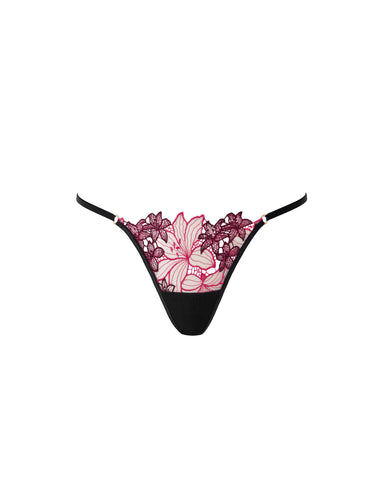 Calantha Floral Brief Cherry Lacquer/Virtual Pink