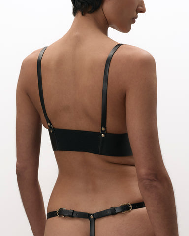 Lotus Lingerie Set Black